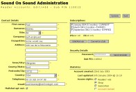 Sound On Sound - Administration (sécurisé)